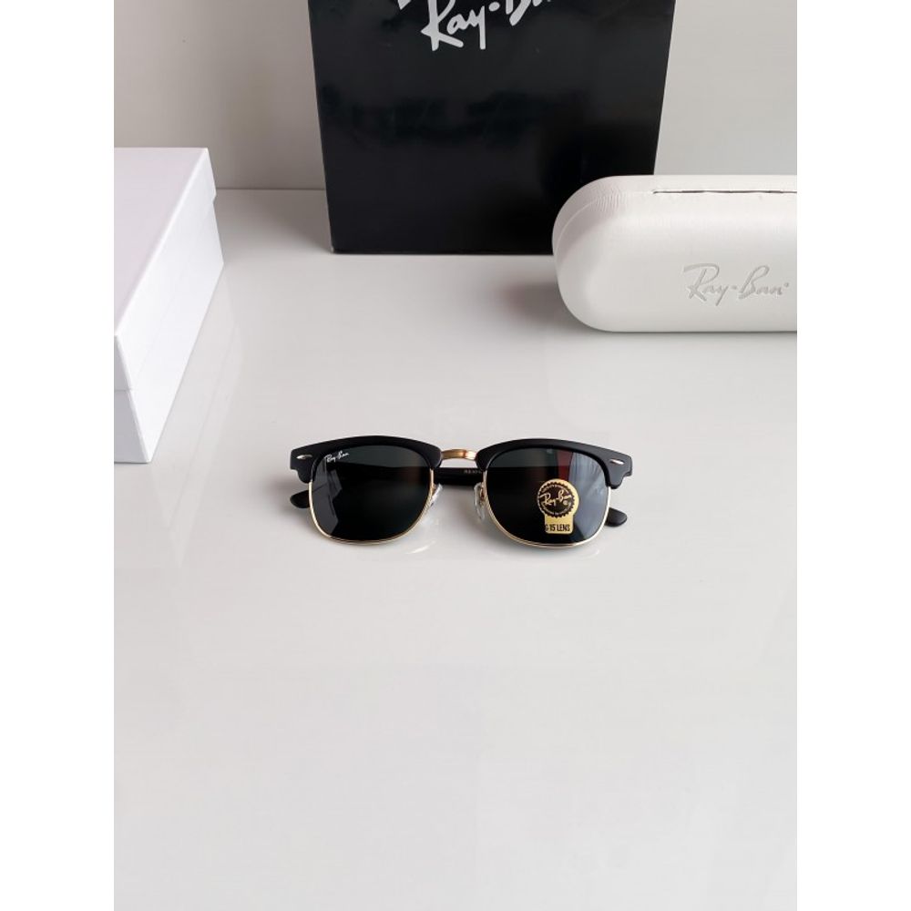 Rey ban gold black club master 3016