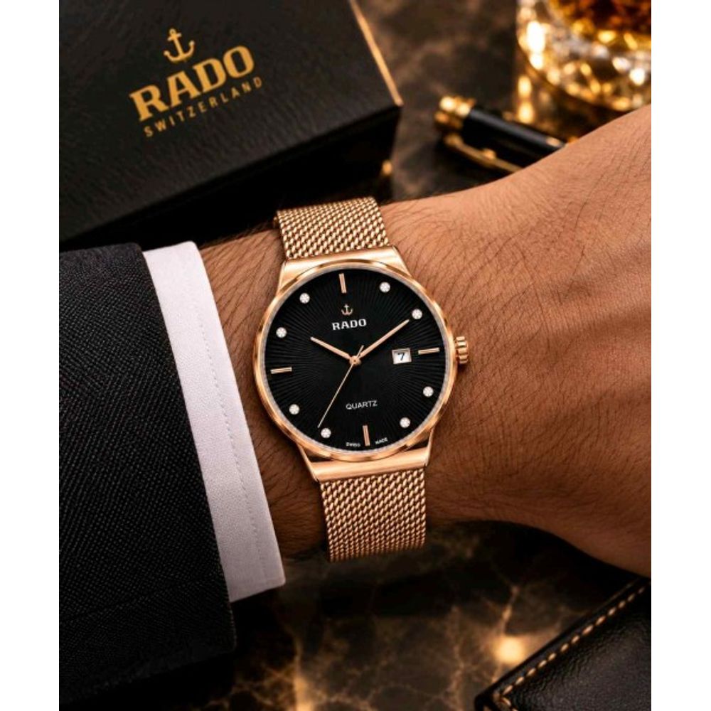 Raado classic slim Mens black copper F486