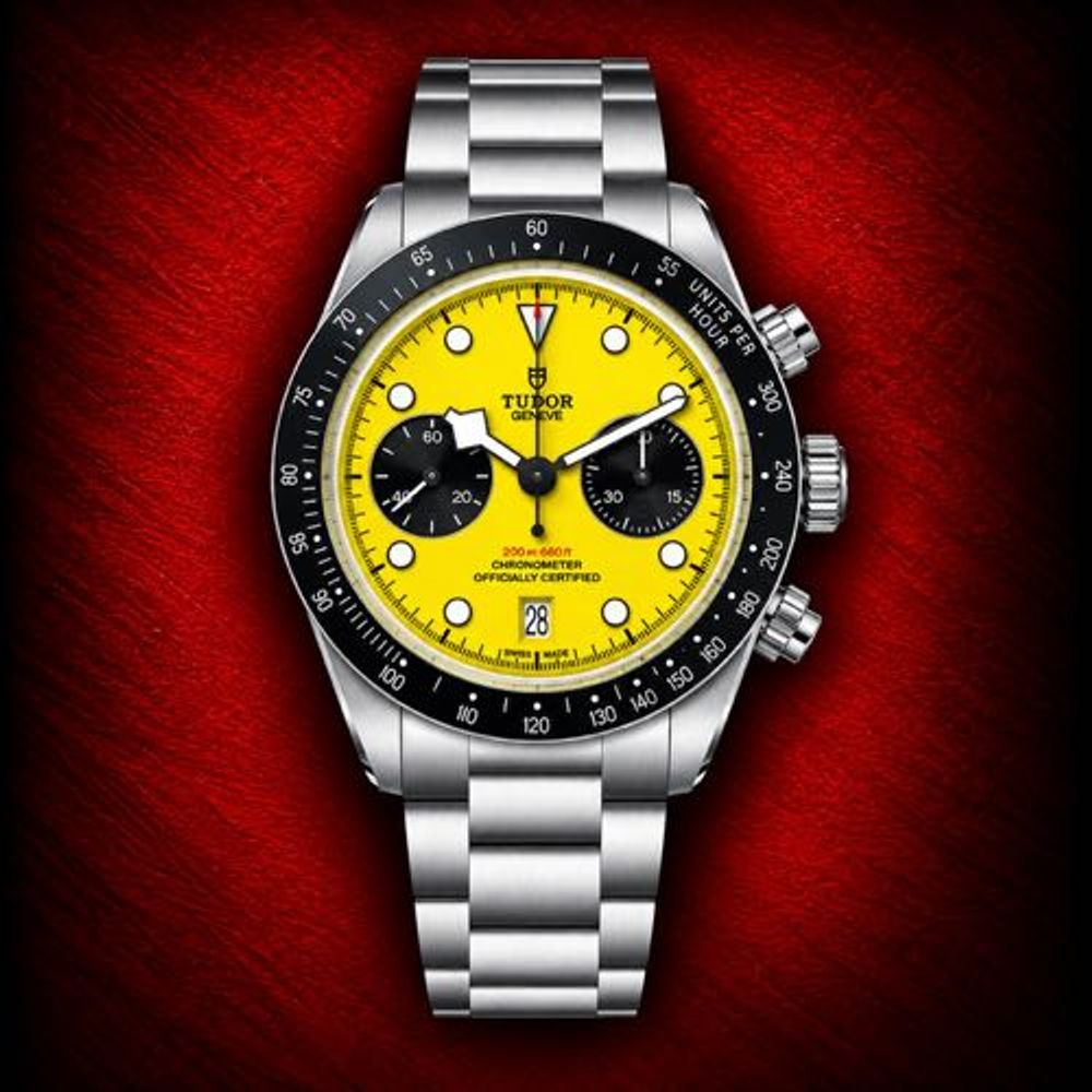2026 New Tudor Black Bay Yellow Dial Automatic