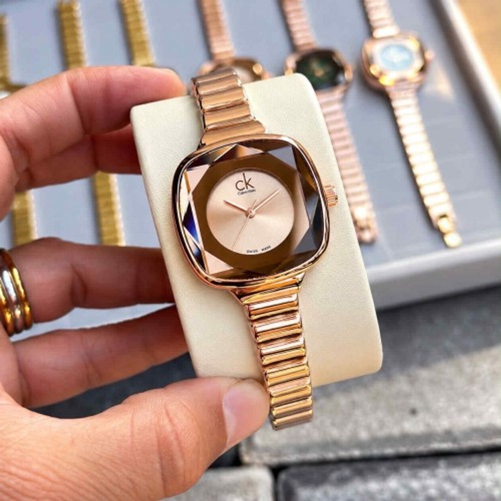 CALVIN KLINE_LADIES_ROSEGOLD