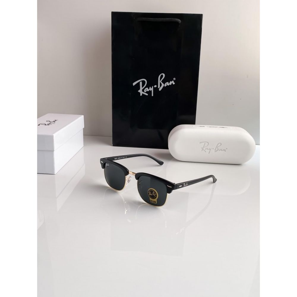 Rey ban gold black club master 3016
