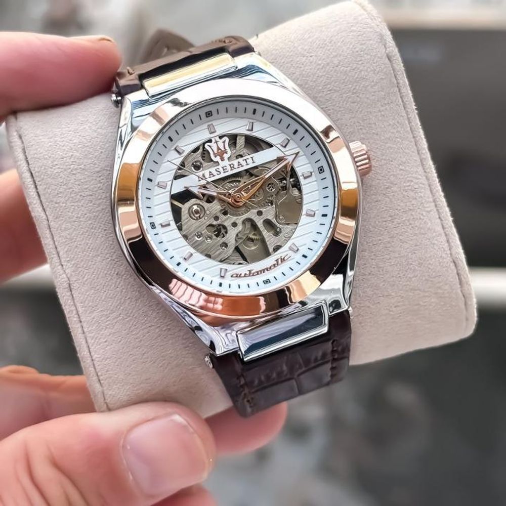 Maserat Automatic Open Heart Premium Watch