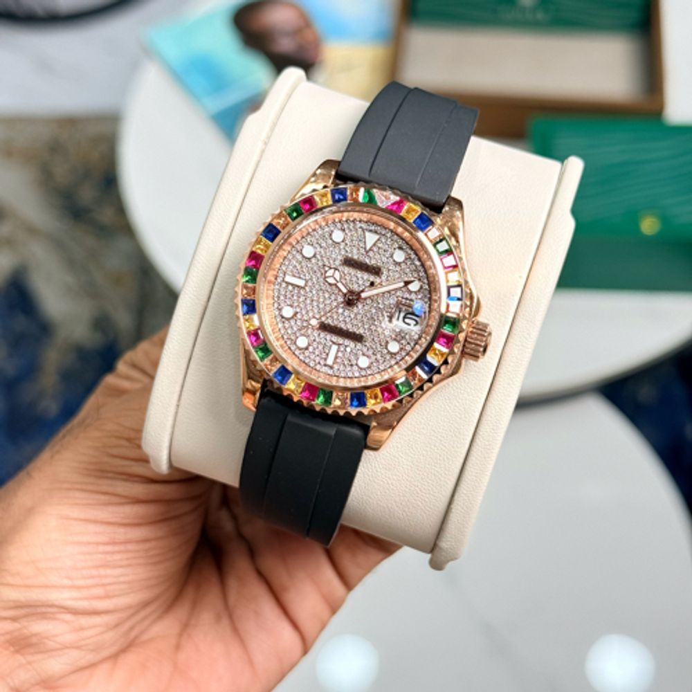 Rollex Yachtmaster Off Catalog 40MM Tutti Frutti Bezel