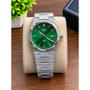TISOT PRX QUARTZ GREEN PLANE DIAL AT358