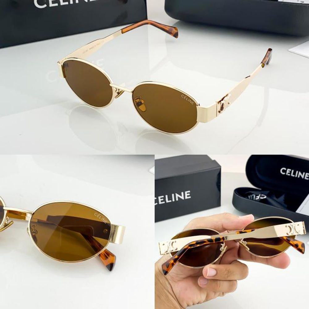 CELINE GOLD BROWN 1006