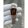 Dior Rose Brown Two Tone Chain