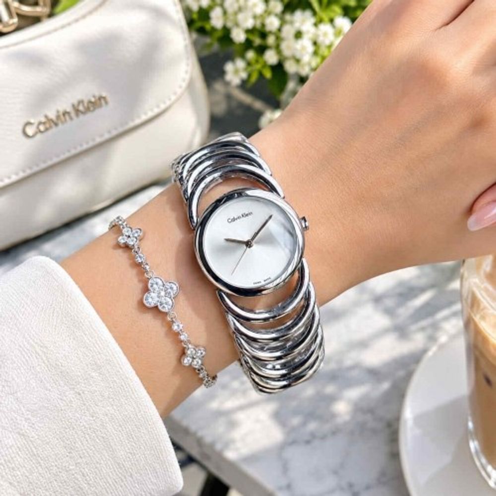 CALVIN KLINE_SILVER-WHITE