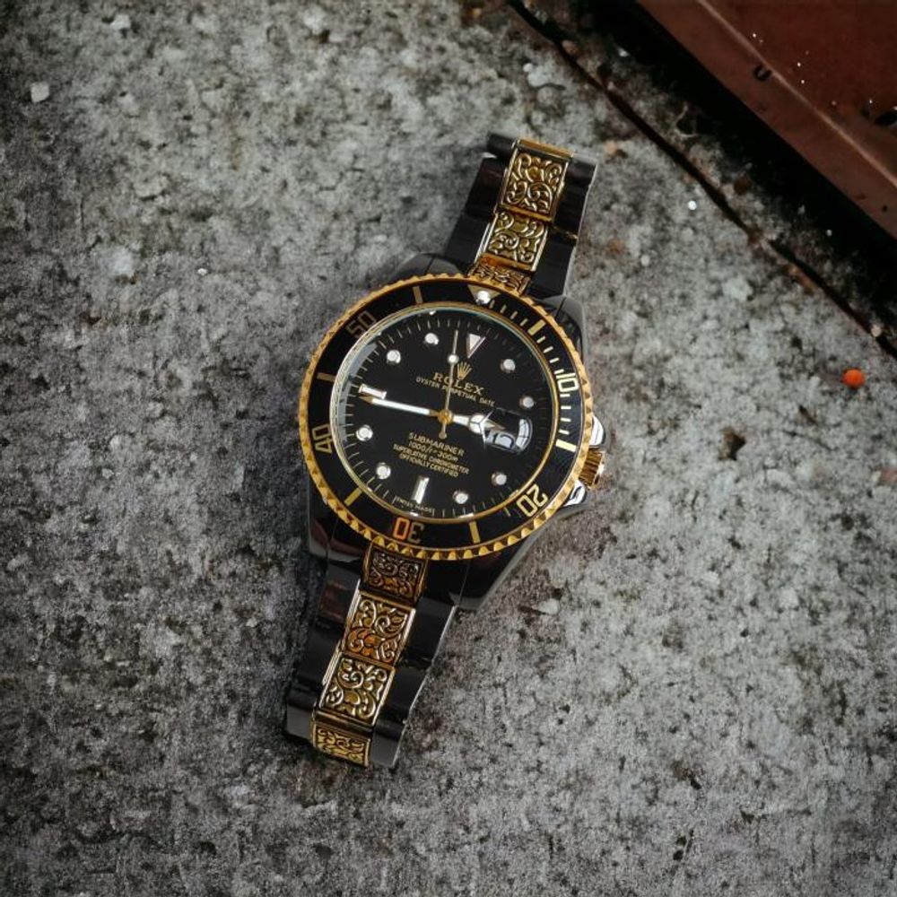 Rolee_x Oyster perpetual Submarine Vintage  Gold