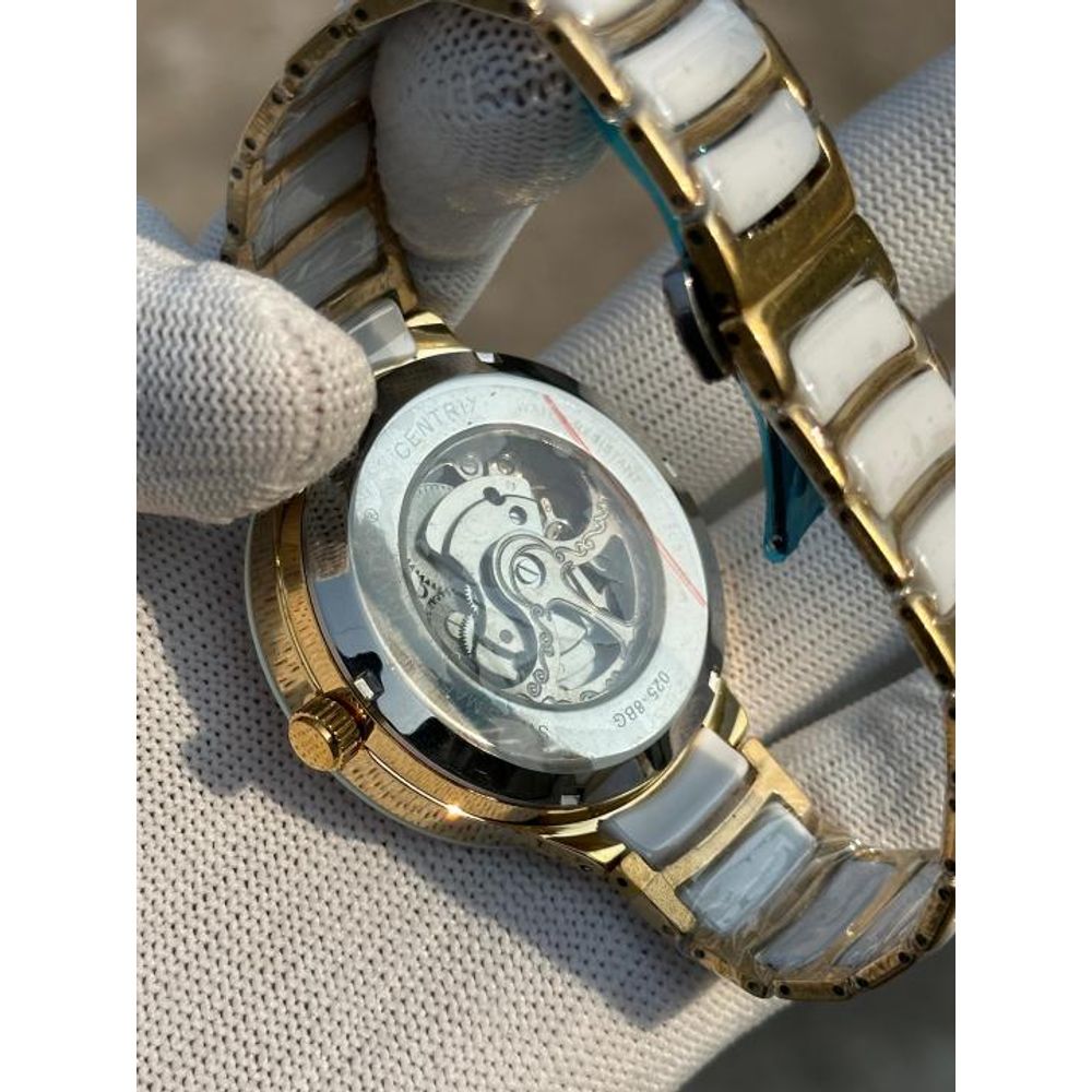 Raado Centrix Automatic Open Heart Japan White Gold