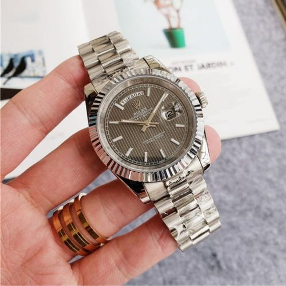 ROLLEX OYSTER BROWN DIAL PERPETUAL DAY DATE