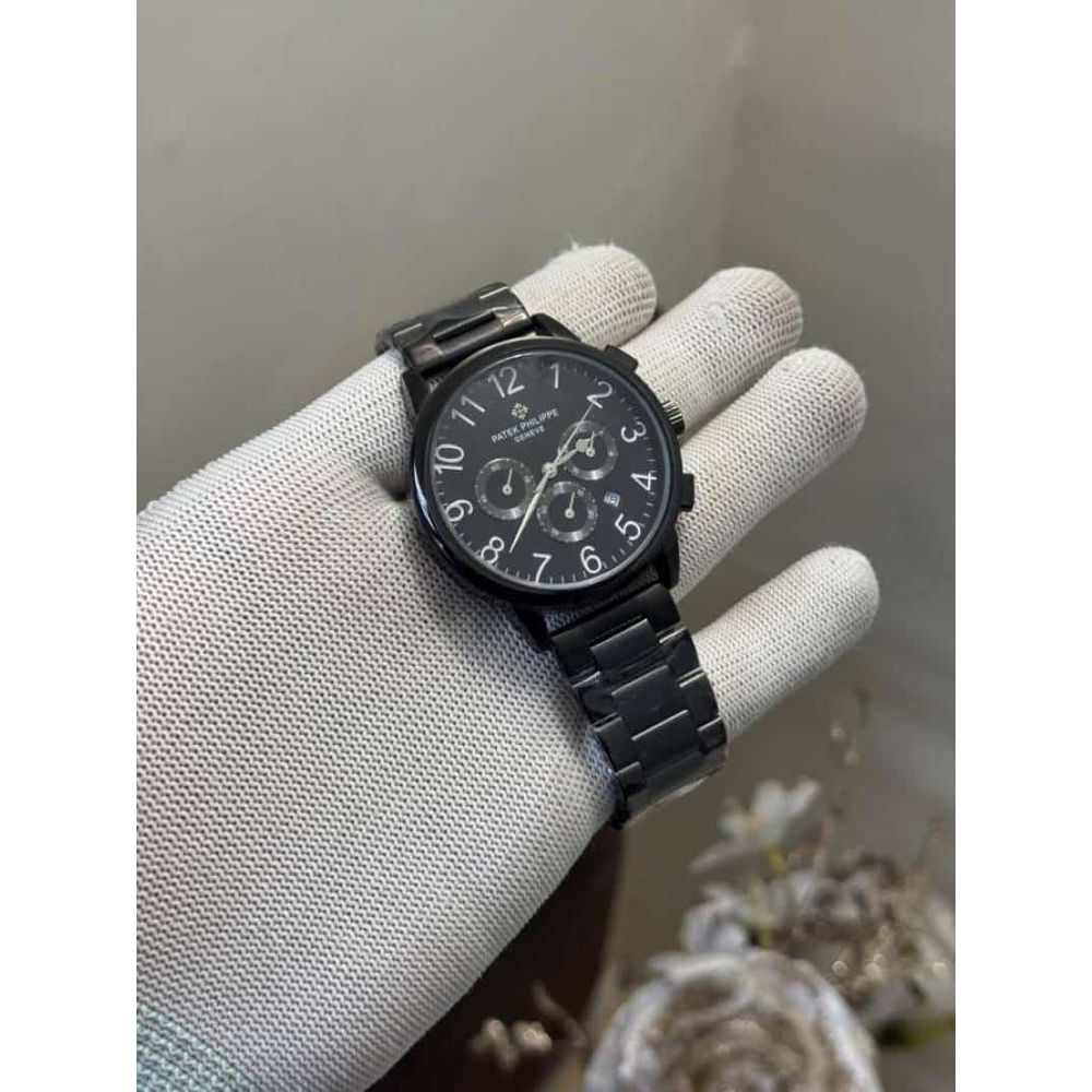 Patek Philippe All Black Chronograph Watch