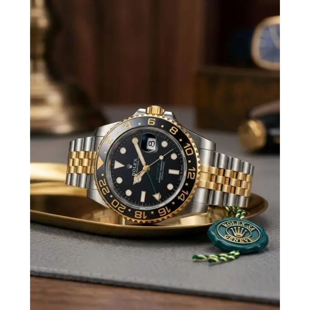 Rolex Oyster Perpetual Gmt Master Black Ring