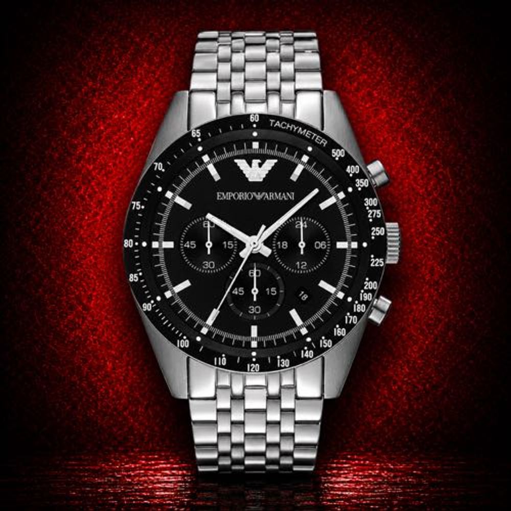 Authentic Grade Emporio arma Stainless Steel Chronograoh Watch