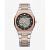 ArrWa%! Exchage Skeleton automatic Two Tone Black Dial