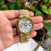 Rollex Day Date Gold White Diamond YZ Quality