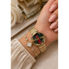 Guccci Women Gold Green