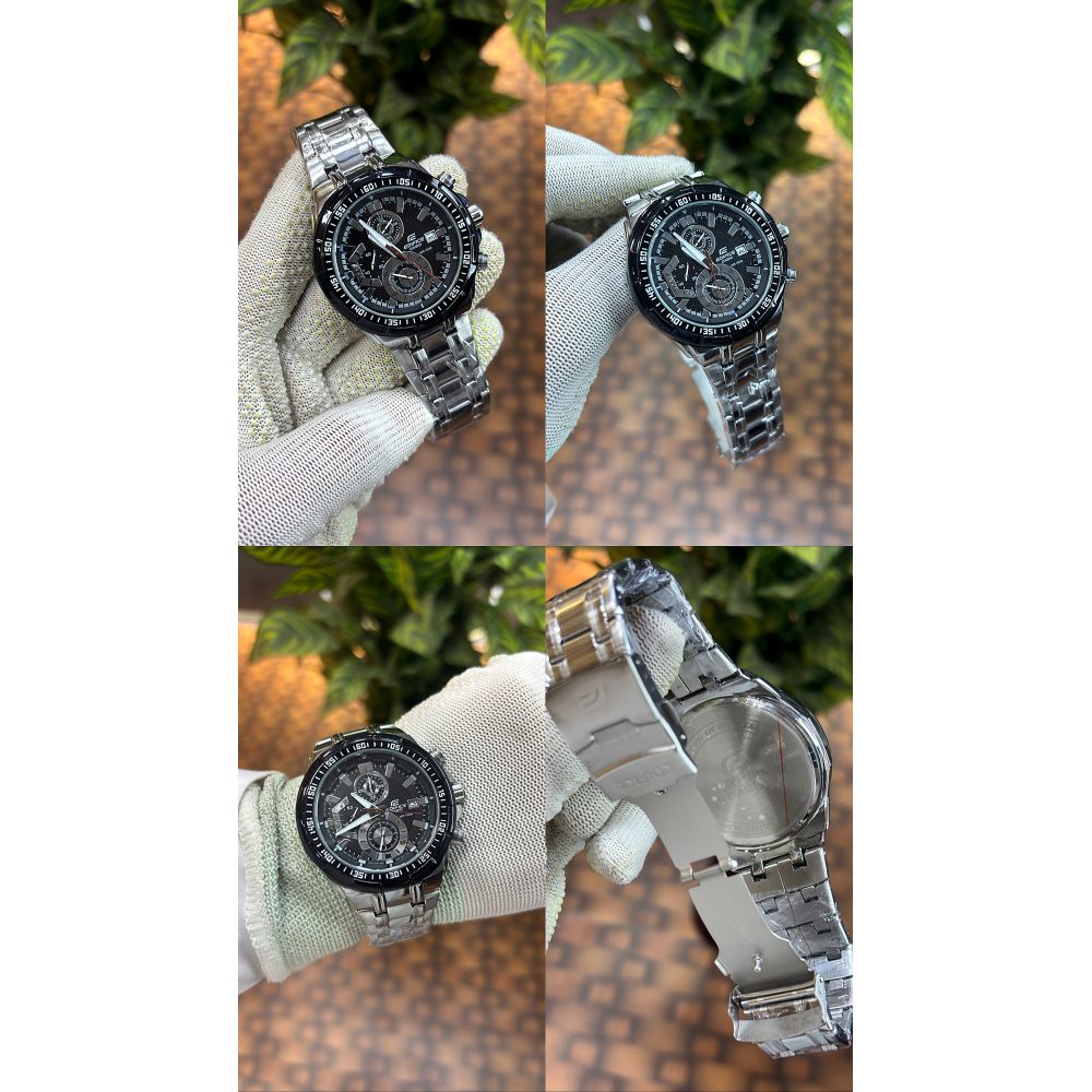 Casio Edifice Silver Black