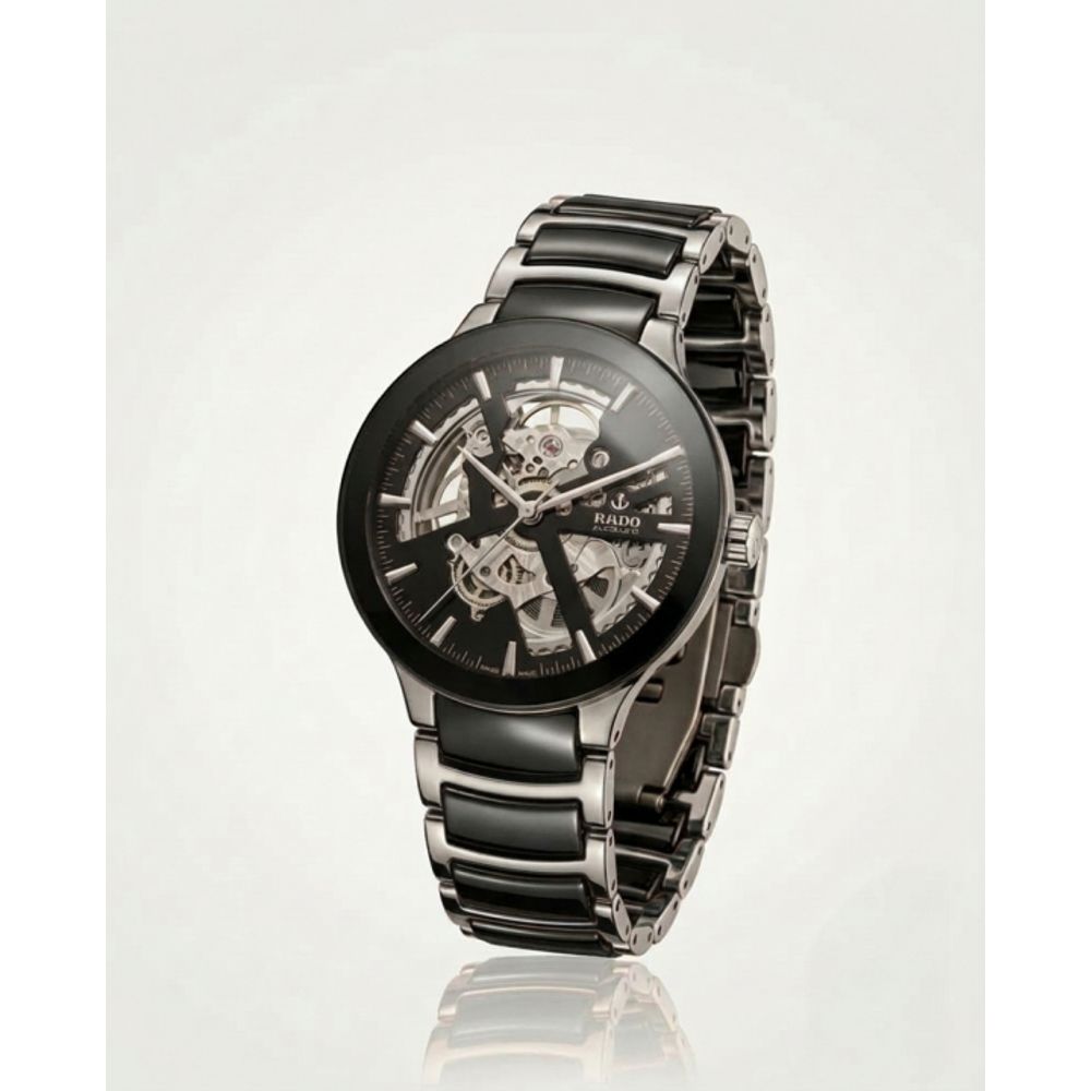 Radd_o Centrix Automatic Open Heart black silver and black bazzle