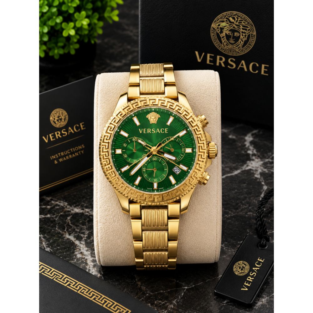 Versace Grecs Action Chronography Store Article Japan Watch For Men