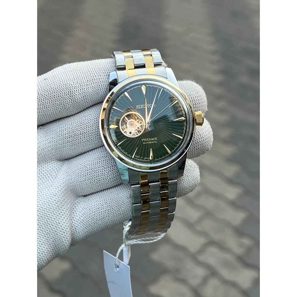 Seik_o Pressage Automatic Two Tone Green