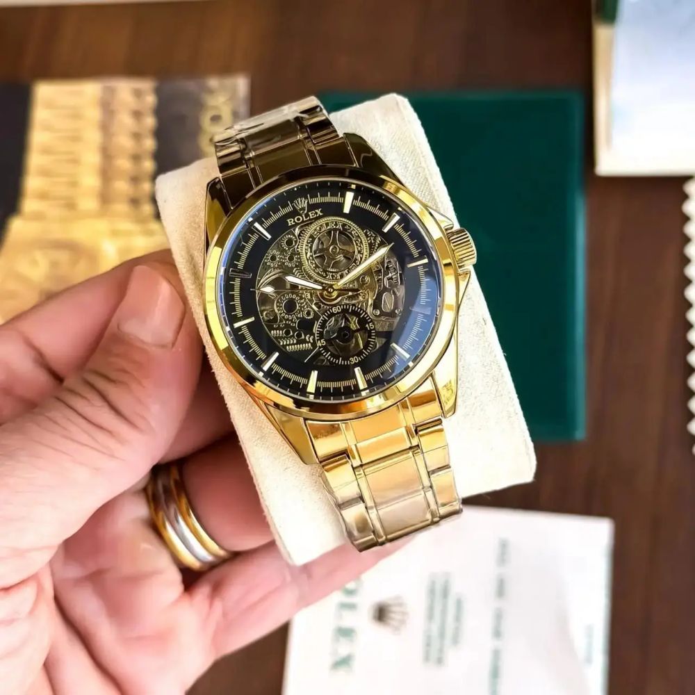 Role_x Automatic Gold Black