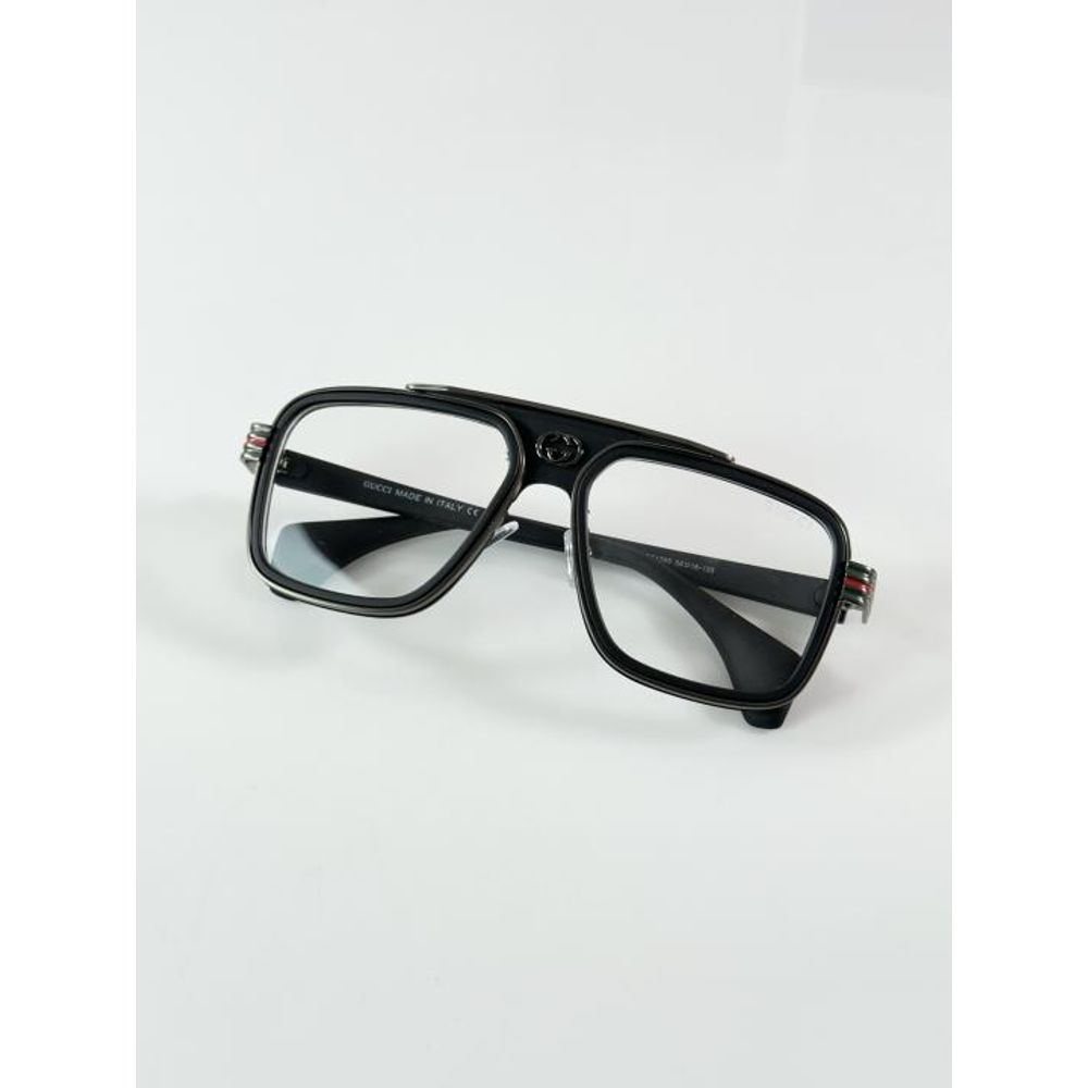 Guchi 1295 Gun Black Frame