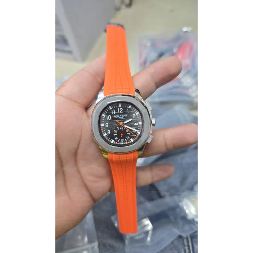 Patek Philippe Aquanaut Chronograph Orange Silver