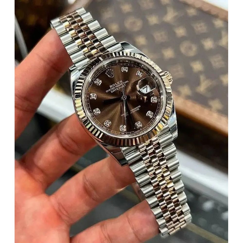 Rolex DateJust Chocolate