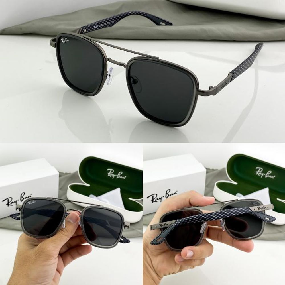 REY BAN GREY BLACK 3607_56