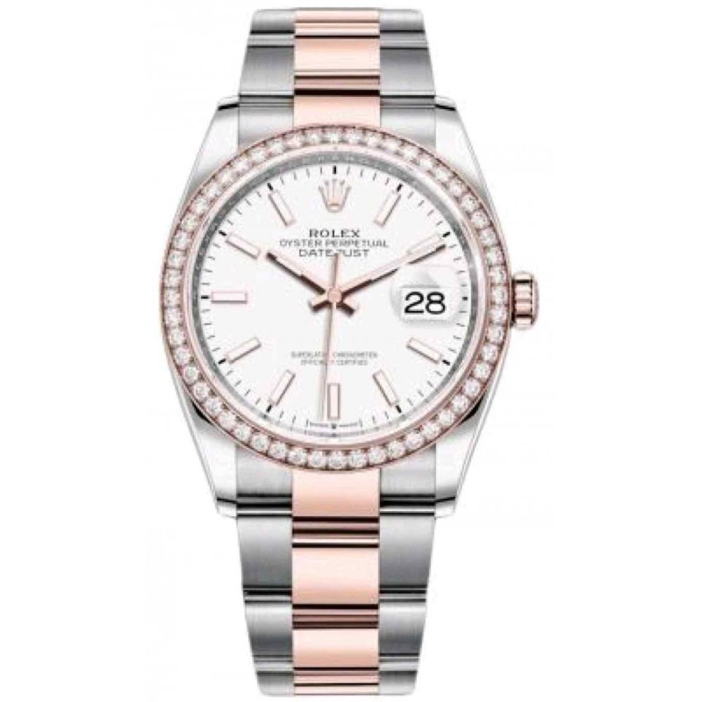rollex_date just diamond to tone white dail