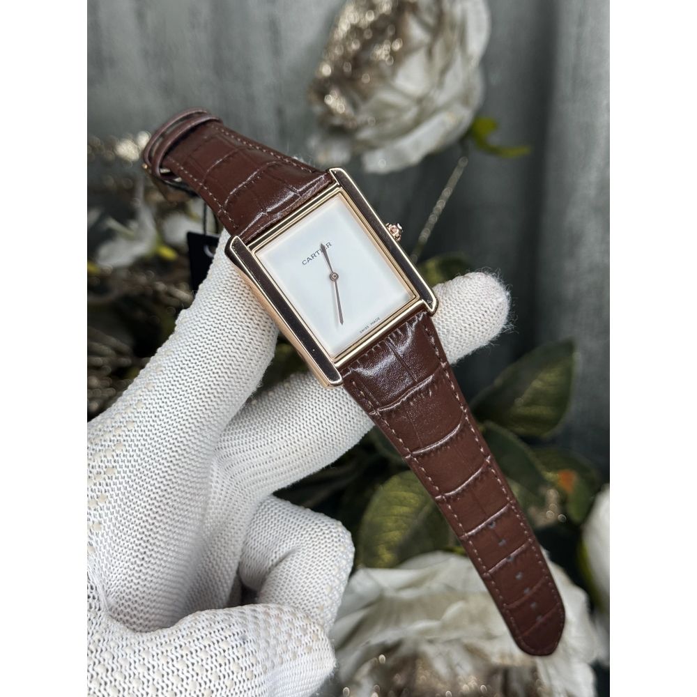 Cartie r Tank Louis Brown White Premium Watch