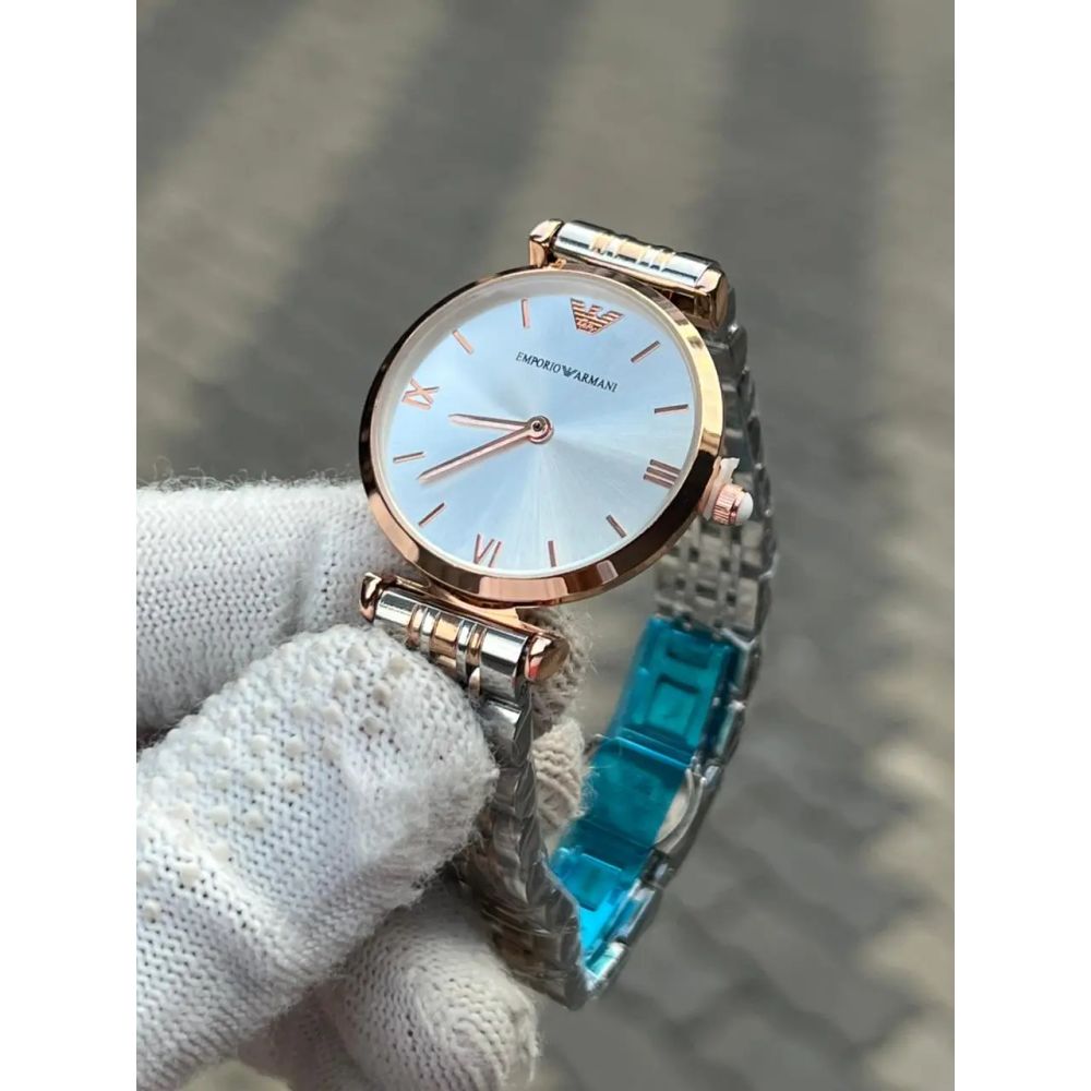 Emporio Armani Two Tone White