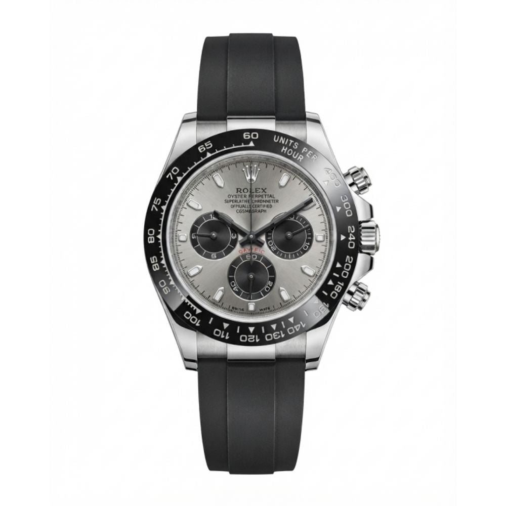 Rolee_x Daytona Oysterflex Perpetual Black Silver Dial
