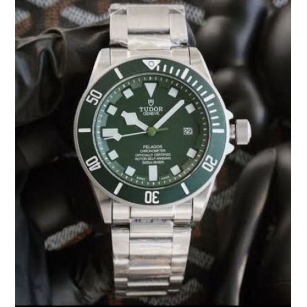 Tudor Pelagos Silver Green