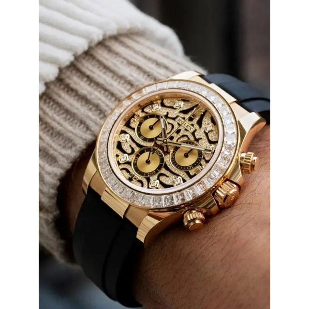 Rolex Daytona Oysterflex Eye Of Tiger Gold