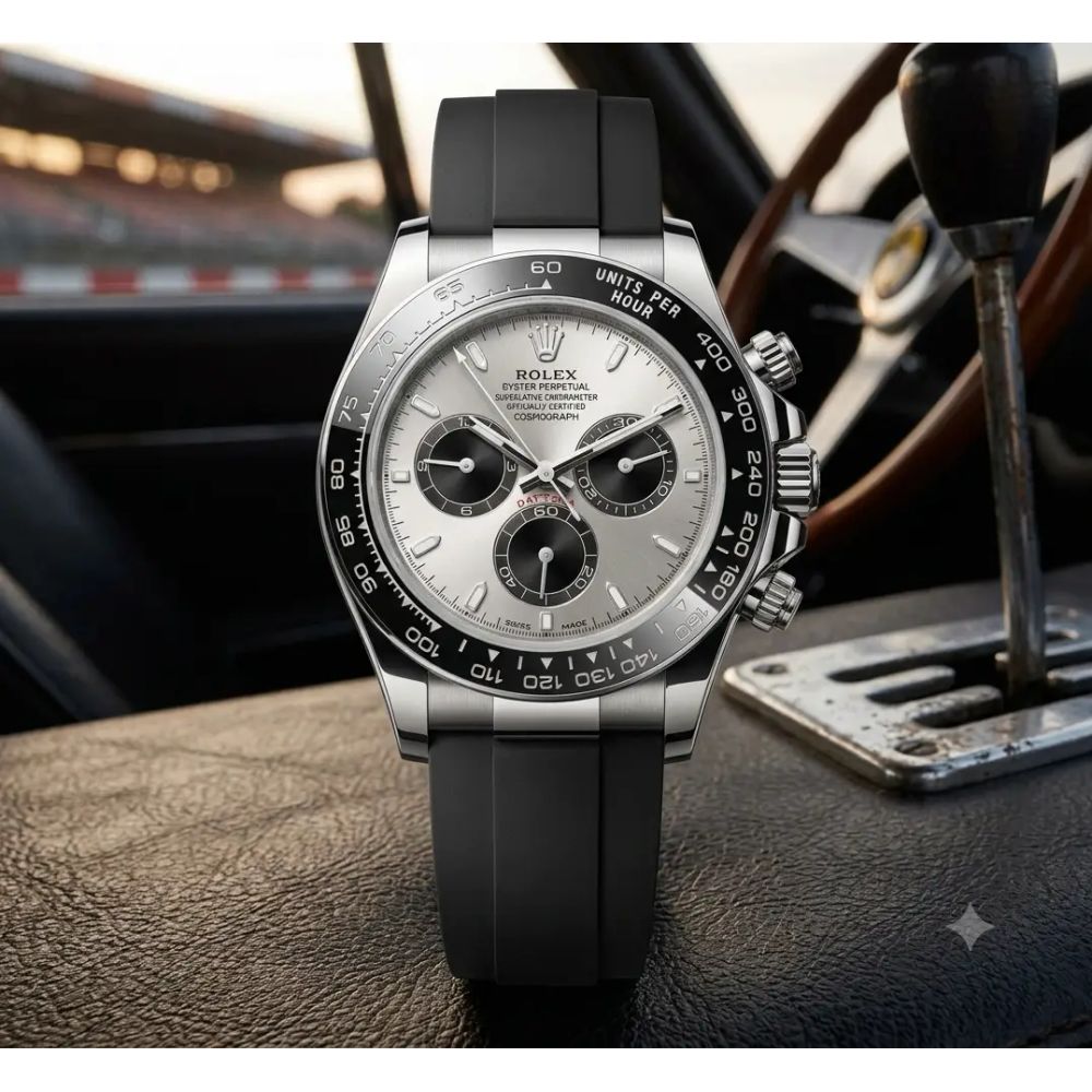 Rolex Daytona Silver Black