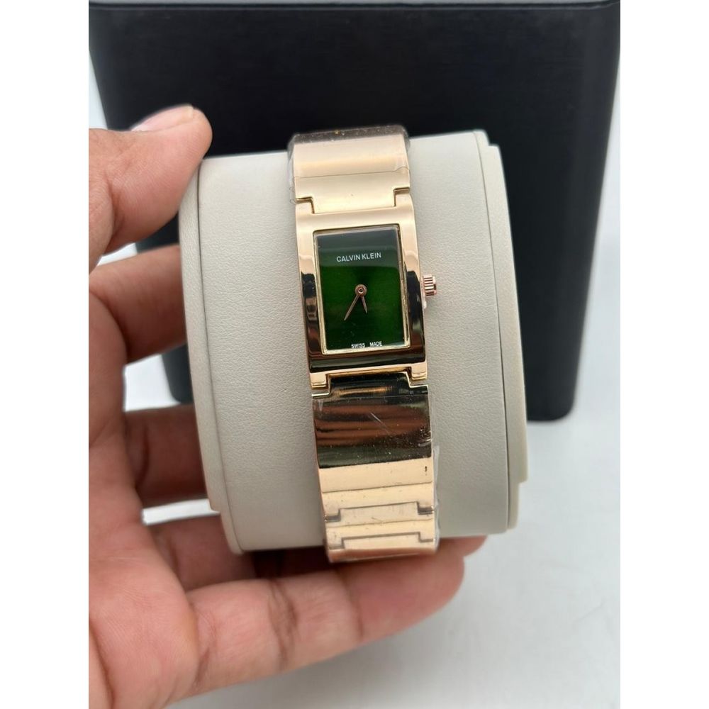 Calvin Klei n Rectangular Women s Rose Green