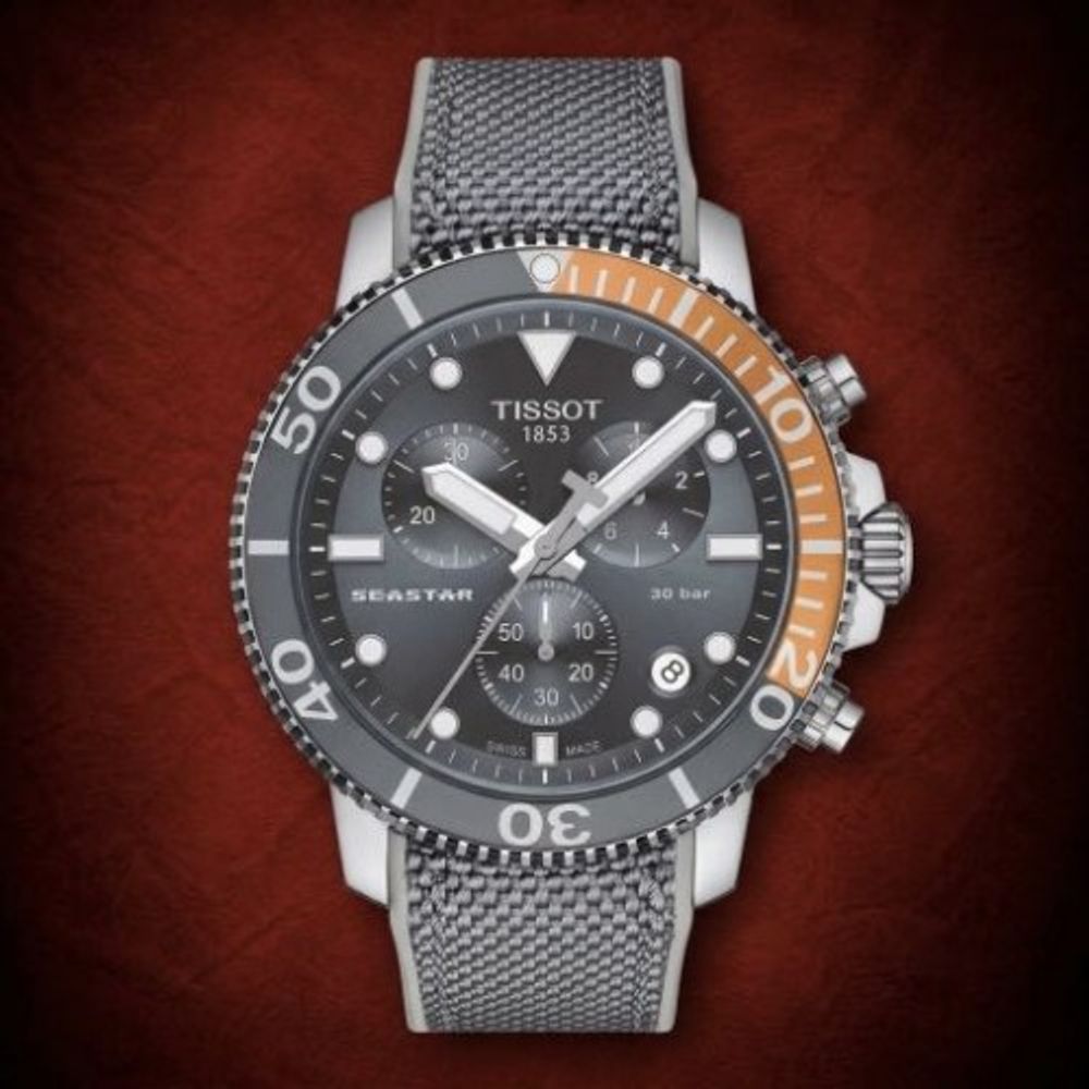 Authentic Grade Tisot Seastar 1000 Swiss Quartz Chronograph