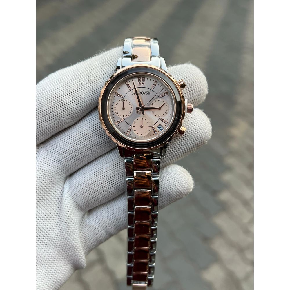 Swarovski Octea Lux Chrono Analog Two Tone Rose Gold