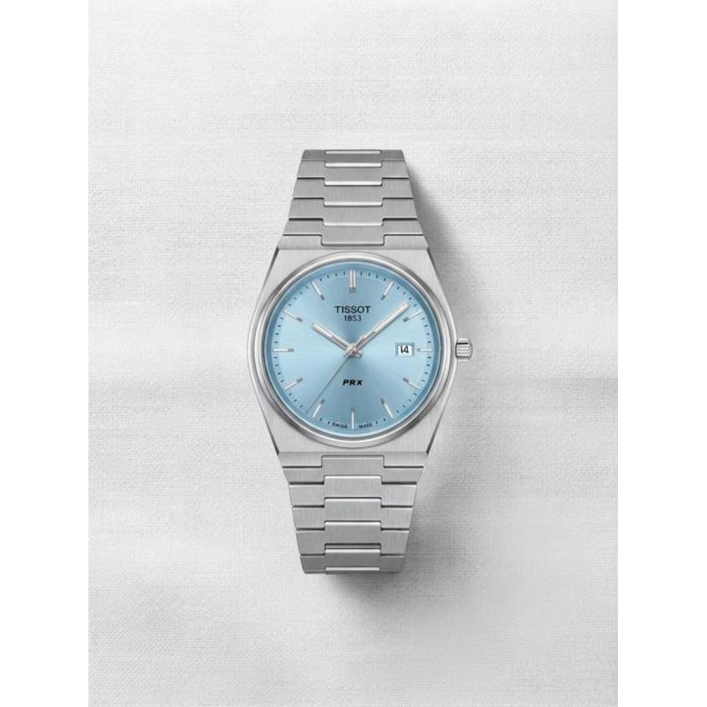 Tissoo_t 1853 PRX Silver Sky Blue Dial