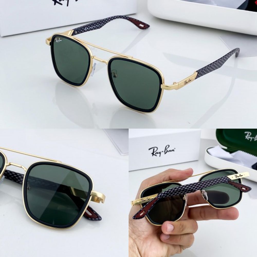 RAYBA GOLD GREEN 3607-60