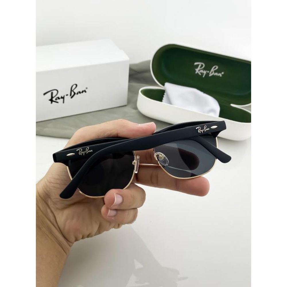 RAYBA GOLD BLACK CLUB MASTER 3016p