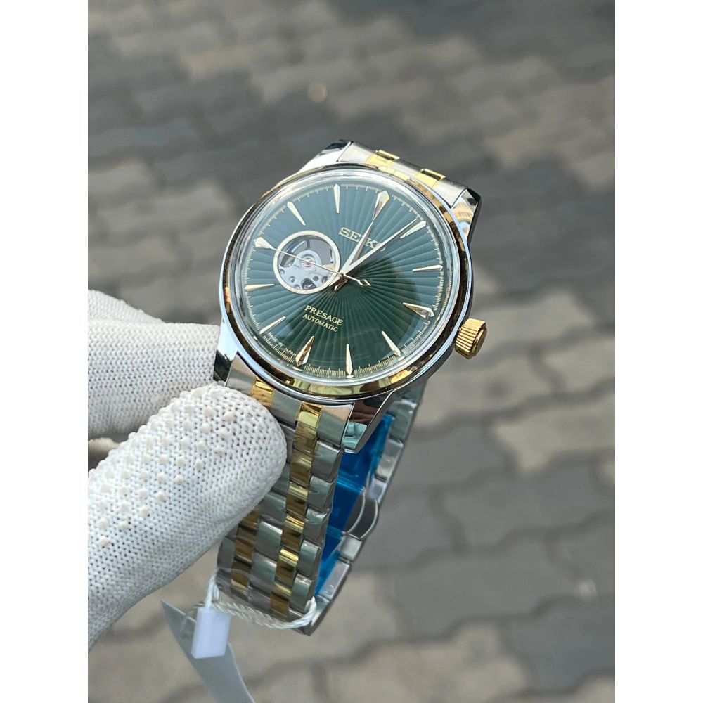 Seik_o Pressage Automatic Two Tone Green