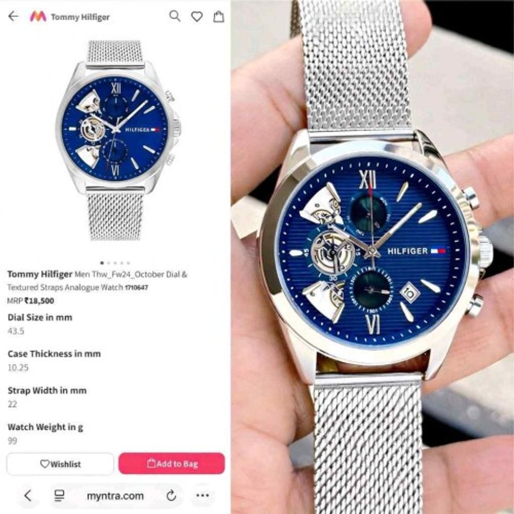 Tommy Hilfigar Bakers silver Blue F282