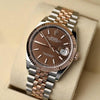 Rollex Oyster perpetual Date just Automatic Copper brown 485