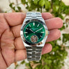 Vacheron Constentin Overseas Tourbillion Silver Green Semi ETA