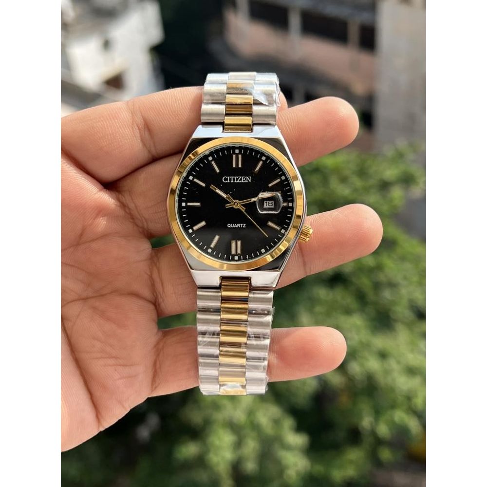 CITIZE DUAL TONE BLACK DIAL