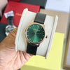 Coatch Women Grand Green Carnation Rosegold Tone Dial