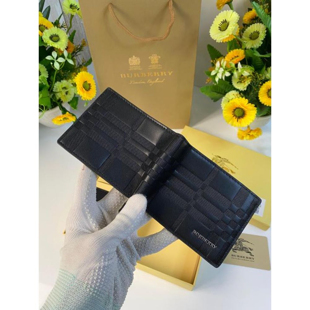 Burber_y premium wallet combo wid og box & accessories