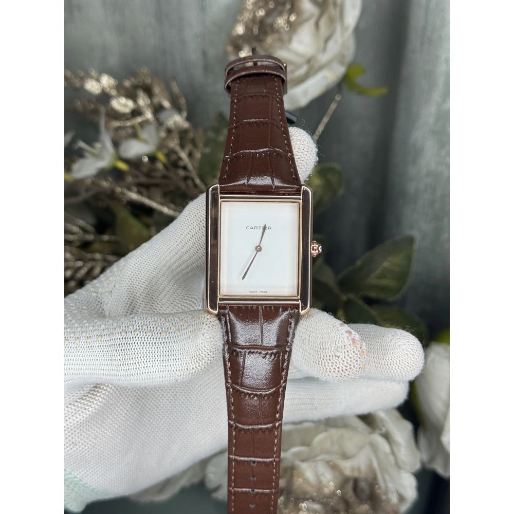 Cartie r Tank Louis Brown White Premium Watch